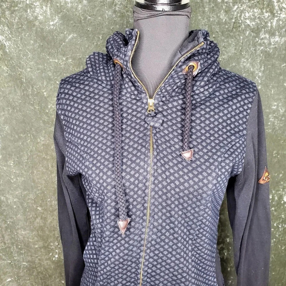 Chapati Black Full Zip Hoodie - Picture 3 of 11